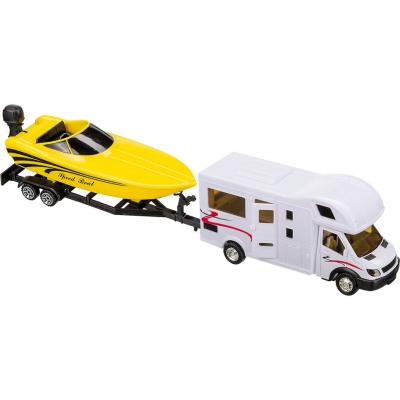 Artikelbild des Artikels “Reisemobil mit Bootsanhänger “